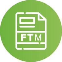 ftm criativo ícone Projeto vetor