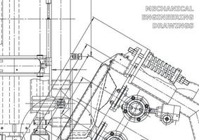 cobrir. desenhos de engenharia vetorial. fabricação de instrumentos mecânicos. fundos abstratos técnicos. ilustração técnica vetor