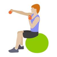 conceitos de exercícios de treino vetor