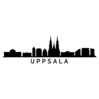 uppsala Horizonte ilustrado vetor