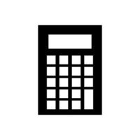 calculadora ilustrada em fundo branco vetor