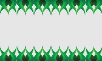 abstrato gradiente verde onda bandeira fundo vetor