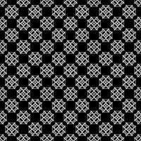 padrão abstrato sem emenda preto e branco. fundo e pano de fundo. design ornamental em tons de cinza. vetor