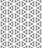 padrão abstrato sem emenda preto e branco. fundo e pano de fundo. design ornamental em tons de cinza. vetor