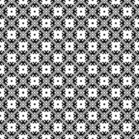 padrão abstrato sem emenda preto e branco. fundo e pano de fundo. design ornamental em tons de cinza. vetor