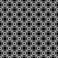 padrão abstrato sem emenda preto e branco. fundo e pano de fundo. design ornamental em tons de cinza. vetor