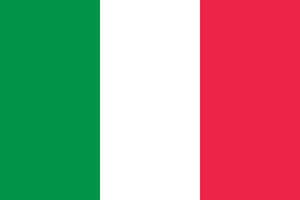 Itália bandeira vetor ilustração. Itália nacional bandeira.