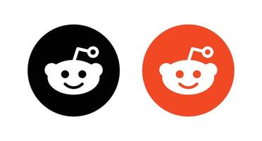 reddit logotipo. reddit social meios de comunicação ícone. vetor