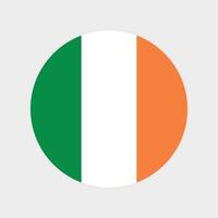 Irlanda nacional bandeira vetor ilustração. Irlanda volta bandeira.