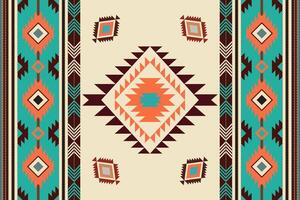 navajo tribal vetor desatado padronizar. nativo americano ornamento. étnico sul ocidental decoração estilo. boho geométrico ornamento. vetor desatado padronizar. mexicano cobertor, tapete. tecido tapete ilustração.