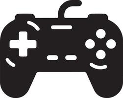 mínimo jogos console ícone símbolo, plano ilustração, branco fundo 7 vetor