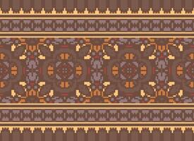 natureza safras Cruz ponto tradicional étnico padronizar paisley flor ikat fundo abstrato asteca africano indonésio indiano desatado padronizar para tecido impressão pano vestir tapete cortinas e sarongue vetor