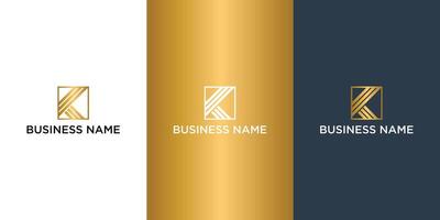 moderno inicial carta k logotipo Projeto para negócios, lustroso e profissional. vetor