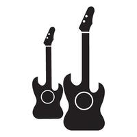 guitarra logotipo vetor