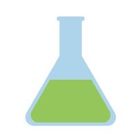 triângulo forma química vidro garrafa vetor