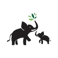 vetor de logotipo de elefante