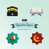 Ramadhan ou Ramadã árabe enfeite vetor eps ícone ilustração