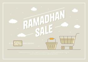 Ramadhan ou Ramadã folheto coleção com islâmico Projeto saudações e cartão vetor