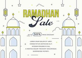 Ramadã kareem islâmico poster folheto fundo. Ramadhan plano Projeto para bandeira e social meios de comunicação vetor