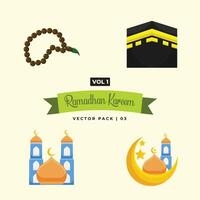 Ramadhan ou Ramadã árabe enfeite vetor eps ícone ilustração