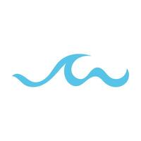onda logotipo. gráfico símbolos do oceano ou fluindo mar água estilizado para o negócio identidade vetor. ilustração água onda logotipo para o negócio emblema companhia vetor