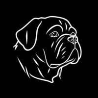 pug - Alto qualidade vetor logotipo - vetor ilustração ideal para camiseta gráfico