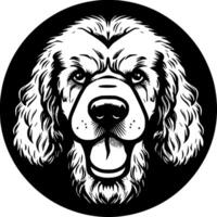 poodle cachorro - Alto qualidade vetor logotipo - vetor ilustração ideal para camiseta gráfico