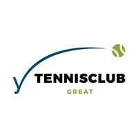 inicial carta y swoosh tênis clube ícone logotipo Projeto modelo vetor
