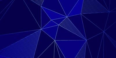 abstrato Sombrio azul elegante fundo com triângulos vetor