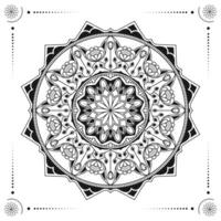 fundo de mandala de luxo criativo vetor