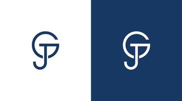 gj carta logotipo projeto, jg ícone marca identidade Projeto monograma logotipo minimalista logotipo Projeto vetor