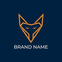 Raposa animal ícone logotipo Projeto vetor
