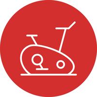 Exercício Bike Icon Vector Illustration