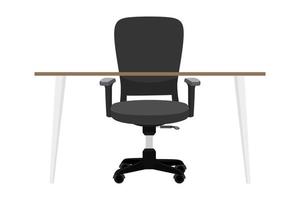 mesa moderna para escritório doméstico freelancer com cadeira e mesa modernas