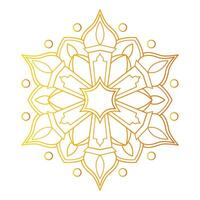 islâmico mandala arte enfeite decoração vetor