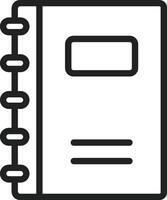 caderno ícone vetor imagem. adequado para Móvel aplicativos, rede apps e impressão meios de comunicação.