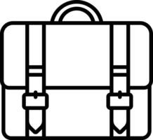 Bolsa esboço vetor ilustração