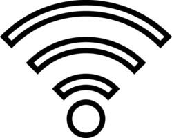 sinal ícone vetor. Wi-fi ilustração placa. antena e satélite sinal símbolos. sem fio logotipo. vetor