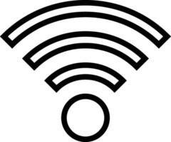 sinal ícone vetor. Wi-fi ilustração placa. antena e satélite sinal símbolos. sem fio logotipo. vetor