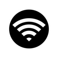 sinal ícone vetor. Wi-fi ilustração placa. antena e satélite sinal símbolos. sem fio logotipo. vetor