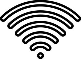 sinal ícone vetor. Wi-fi ilustração placa. antena e satélite sinal símbolos. sem fio logotipo. vetor