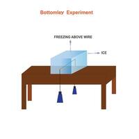 bottomleys experimentar do gelo vetor