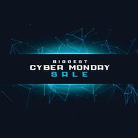 cyber Segunda-feira venda tecnologia fundo para conectados compras vetor
