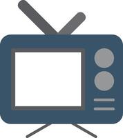 televisão plano gradiente ícone vetor