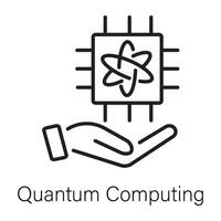 na moda quantum Informática vetor