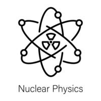 na moda nuclear física vetor