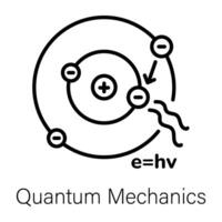 na moda quantum mecânica vetor