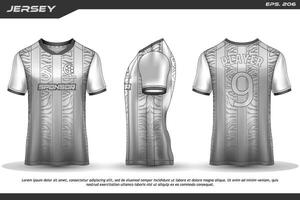 Jersey design sublimação camiseta padrão geométrico premium incrível coleção de vetores para futebol futebol corrida ciclismo jogos motocross esportes