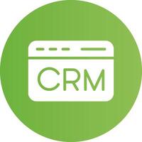 crm criativo ícone Projeto vetor