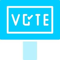 votar design de ícone criativo vetor